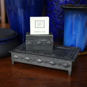 German Pewter Desk Set