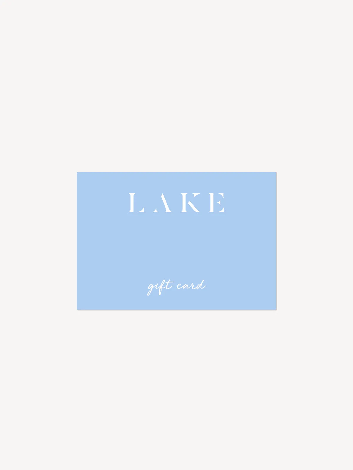 Gift Card