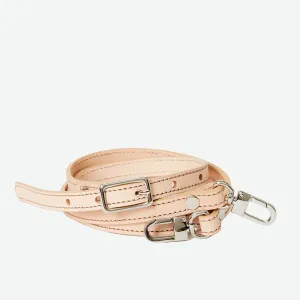 GiGi’s Adjustable Leather Shoulder/Crossbody Strap - Silver