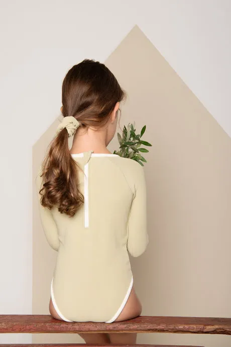 Girls Long Sleeve UV Swimsuit