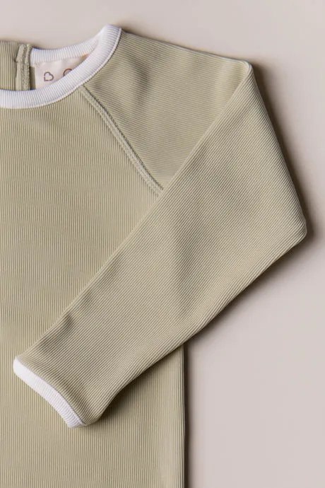 Girls Long Sleeve UV Swimsuit
