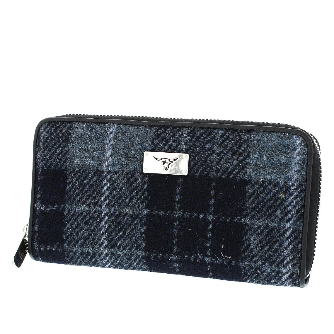 Glen Appin Harris Tweed Large Zip Purse LB2100 Staffa