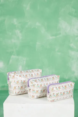 GOGO COSMETIC BAG BIKES MULTI