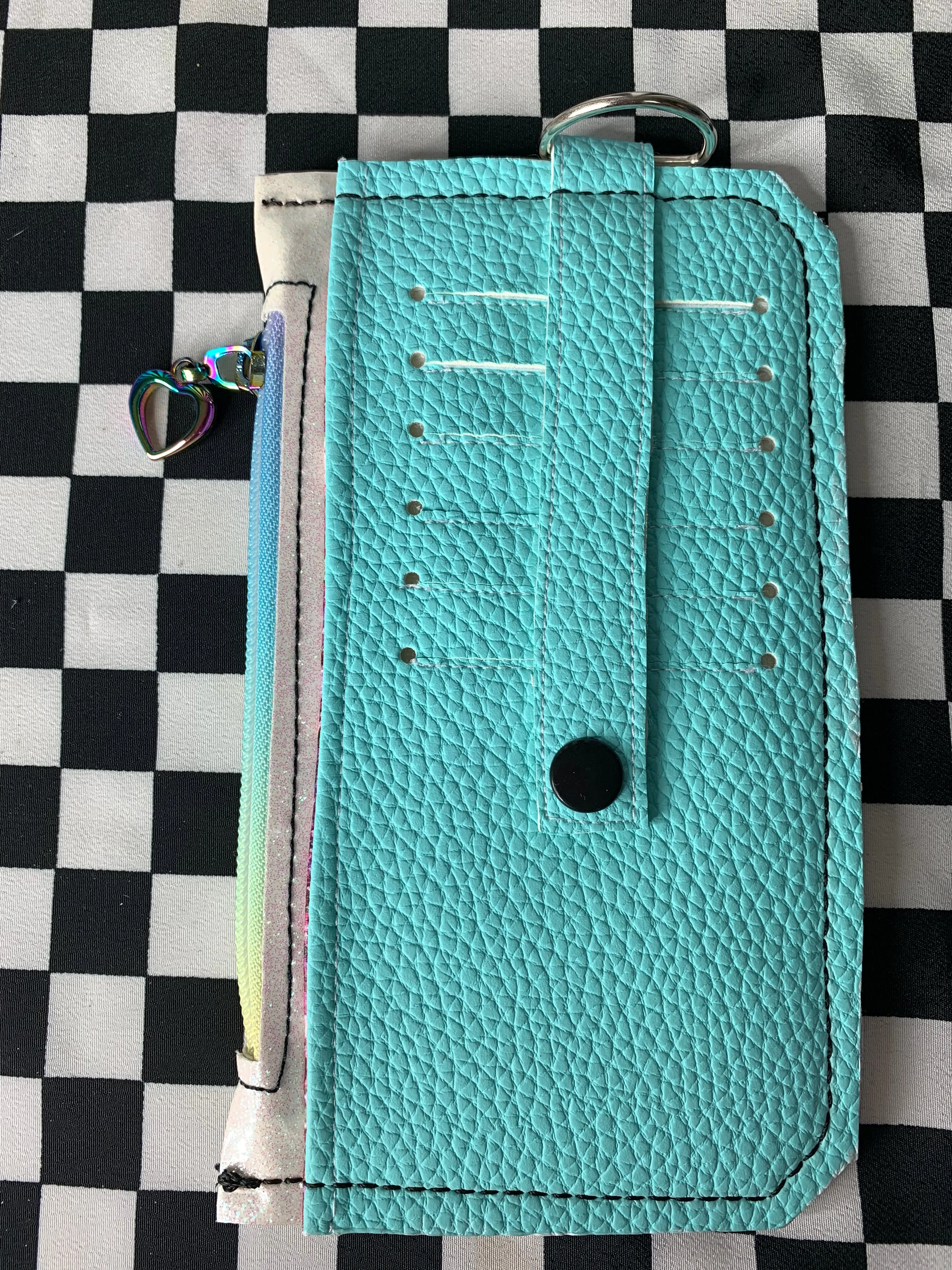 Green potty mouth fan art card and phone wallet