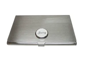 Guilty Law Business Card Holder
