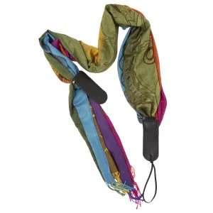 Guitar Scarf Strap - Rainbow Fade