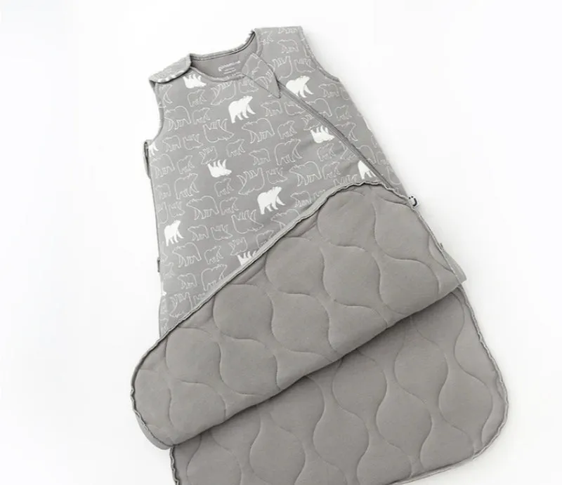 GunaMuna Polar Bears Quilted 4 Season 2.5 TOG Bamboo Sleep Sack : Sizes 3m to 36m