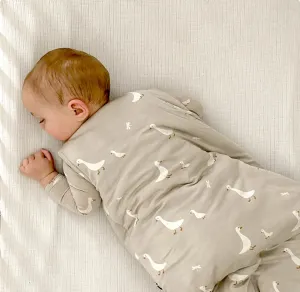 GunaMuna Quilted 4 Season 2.6 TOG Bamboo Premium Duvet Sleepsack in “Goose” : Sizes 3m to 36m