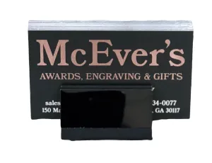 Gunmetal Business Card Holder