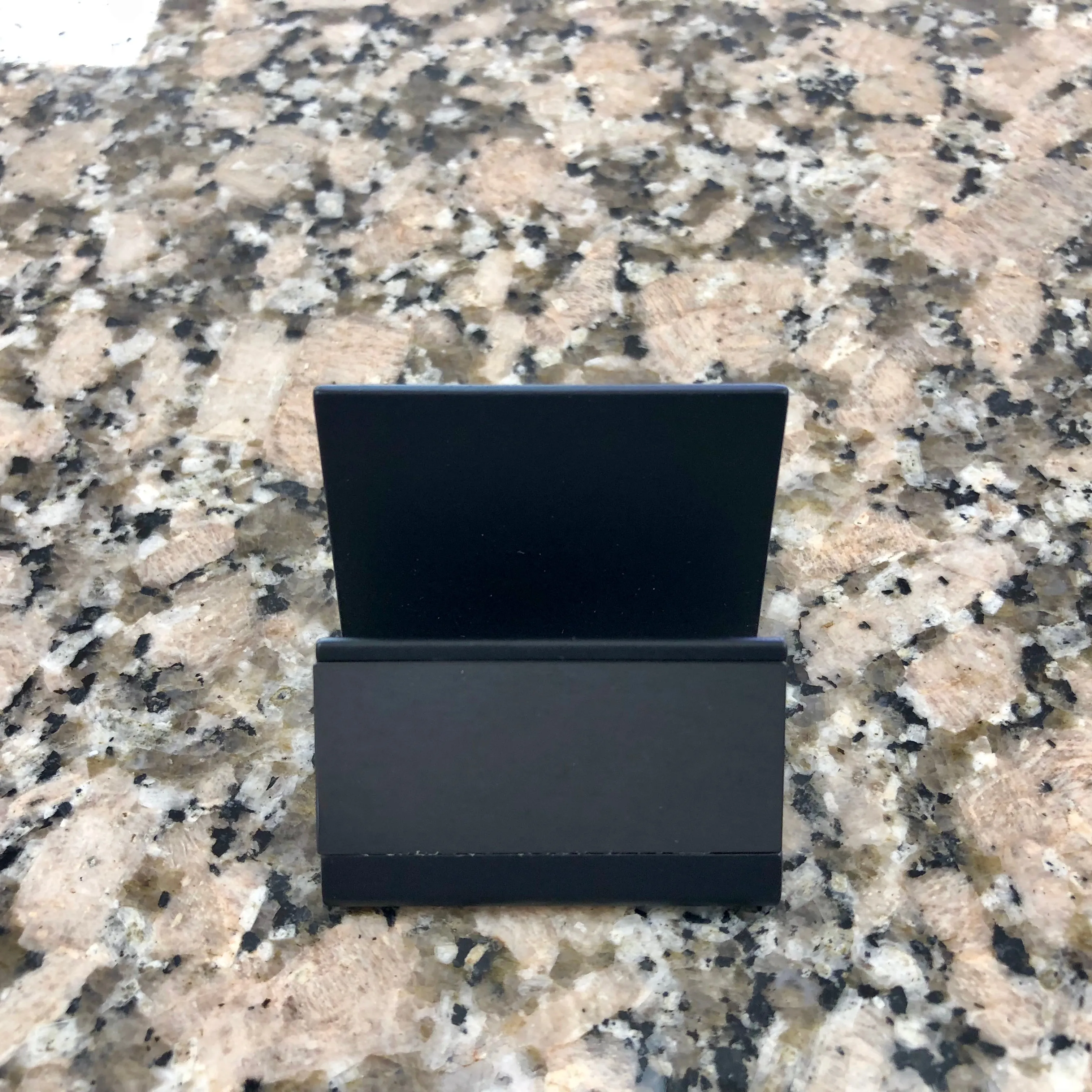 Gunmetal Business Card Holder