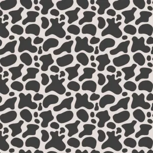 Hey Cowboy by Camelot Fabrics COWHIDE/BLACK
