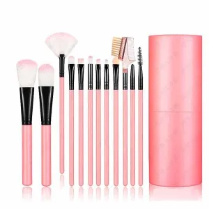 High-grade 12-piece Oval Barreled Brush Set