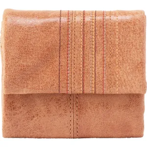Hobo Keen Trifold Wallet Buffed Tan Multi Leather