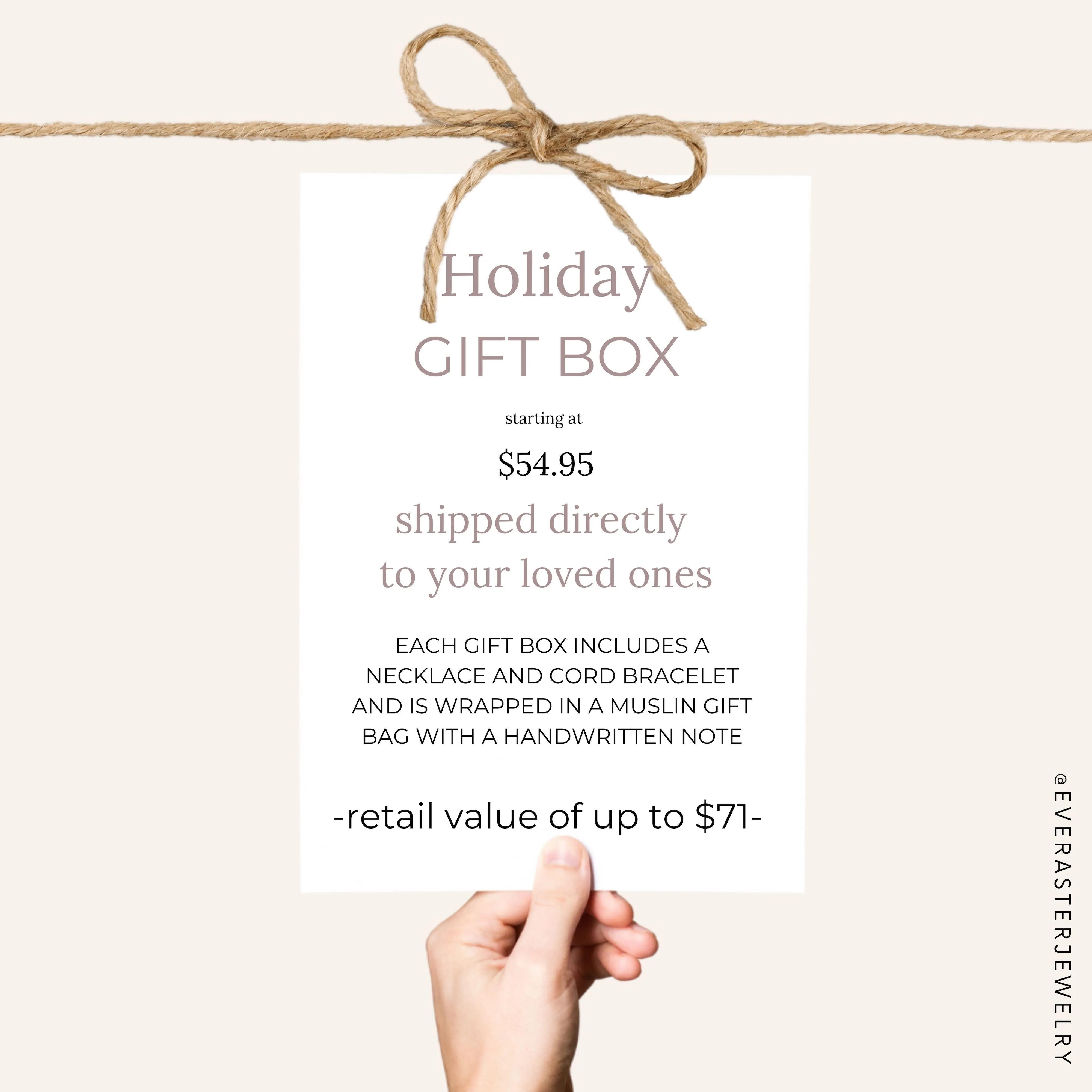 Holiday Box for Friend