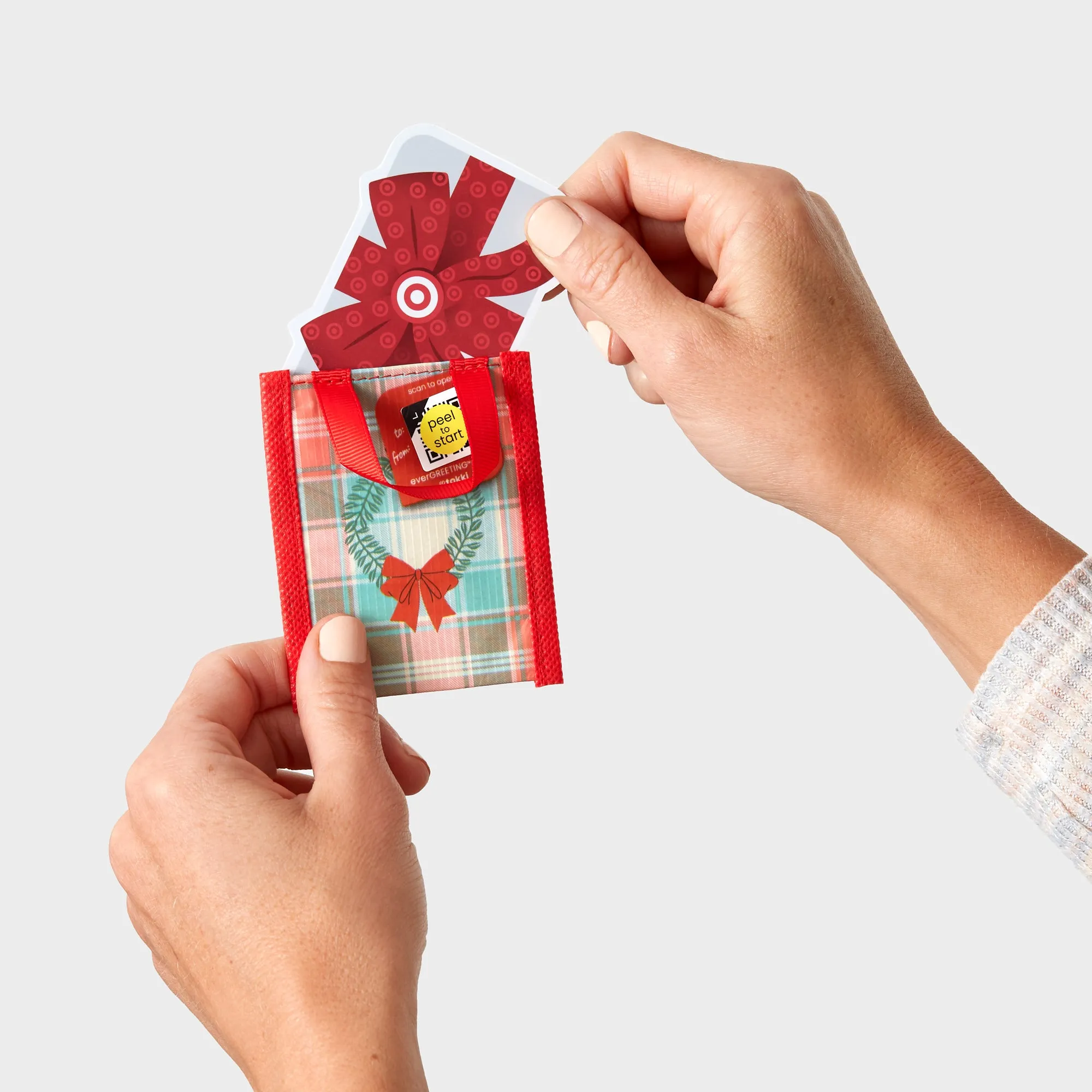 Hot Cocoa | Reusable Gift Card Holder   QR Greeting Card