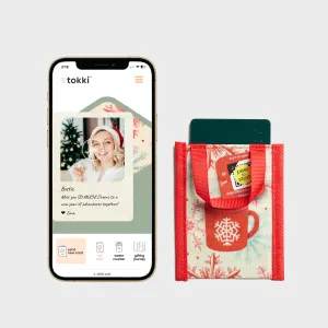 Hot Cocoa | Reusable Gift Card Holder   QR Greeting Card