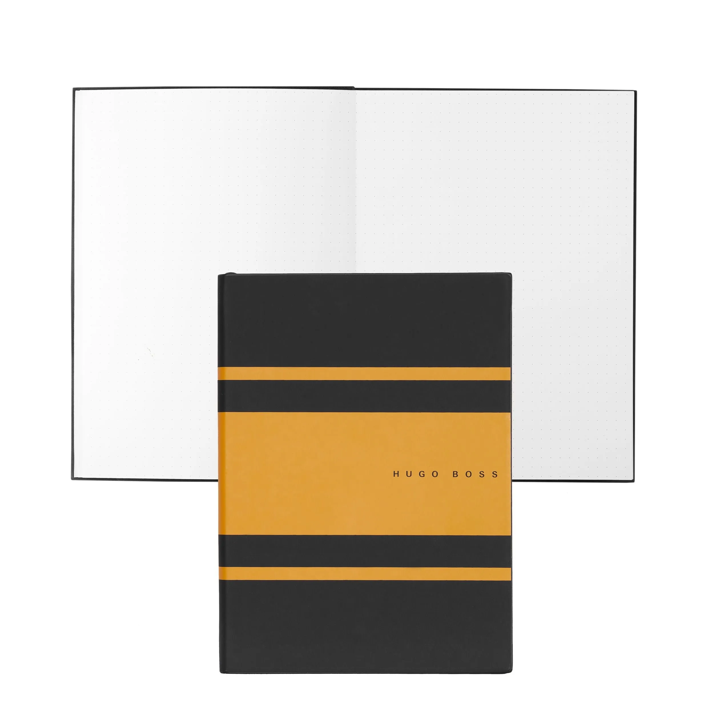 HUGO BOSS HNH127SD-Notebook A5 Essential Gear Matrix Yellow Dots