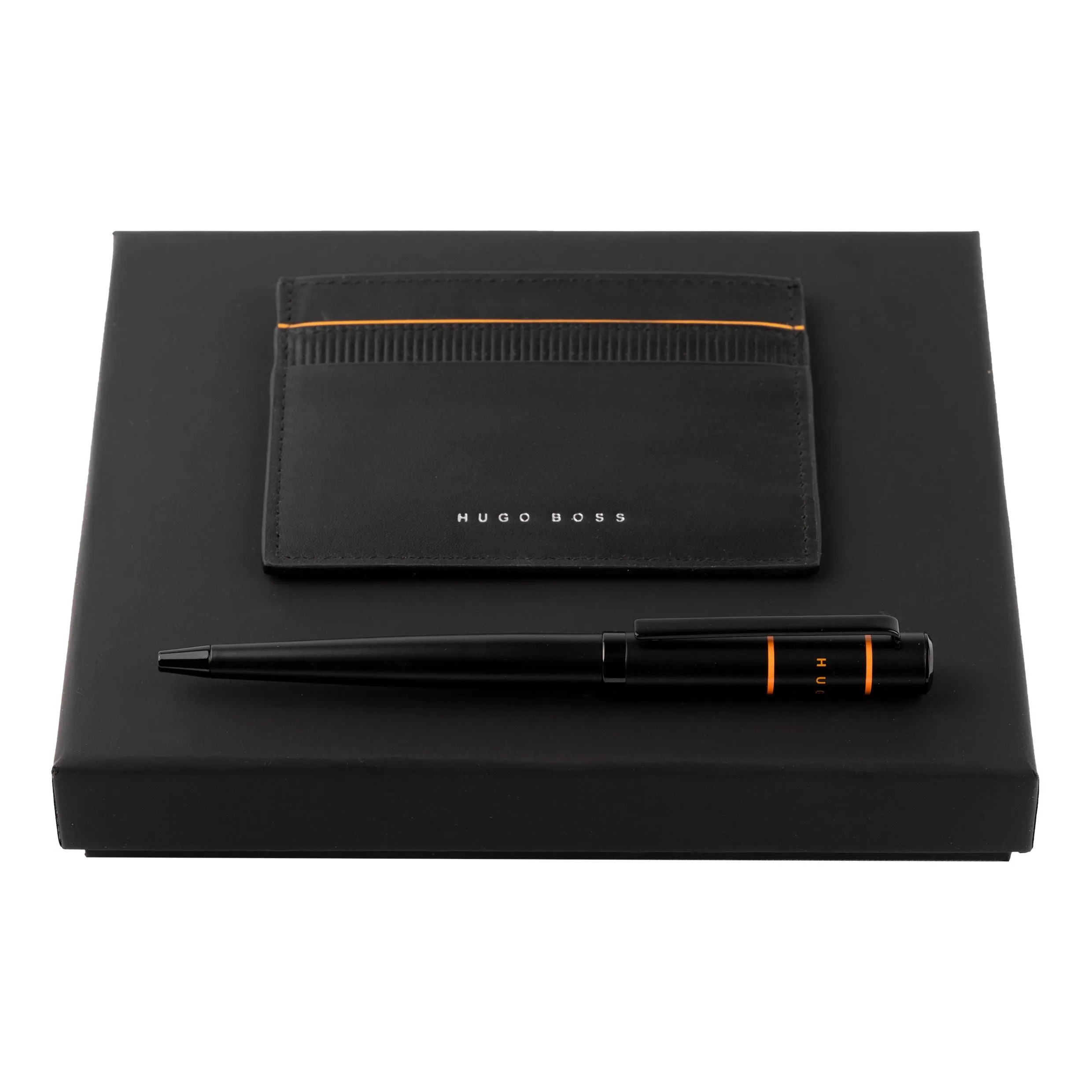 HUGO BOSS HPBC241S-Set HUGO BOSS Yellow (ballpoint pen & card holder)