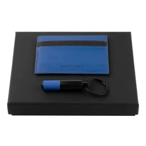 HUGO BOSS HPCK215L-Set HUGO BOSS Blue (key ring & card holder)