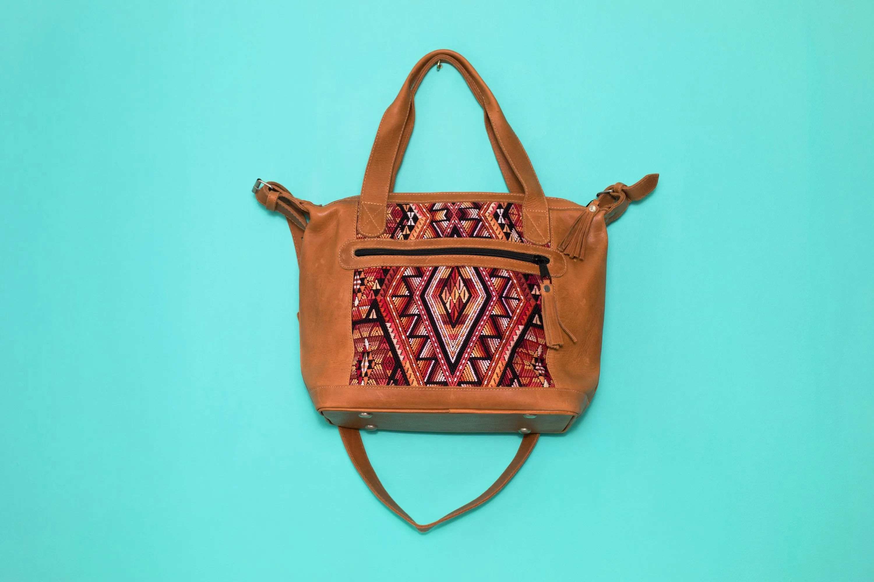 Huipil Day Bag Tote Purse Diaper Bag Cross Body (medium) #005