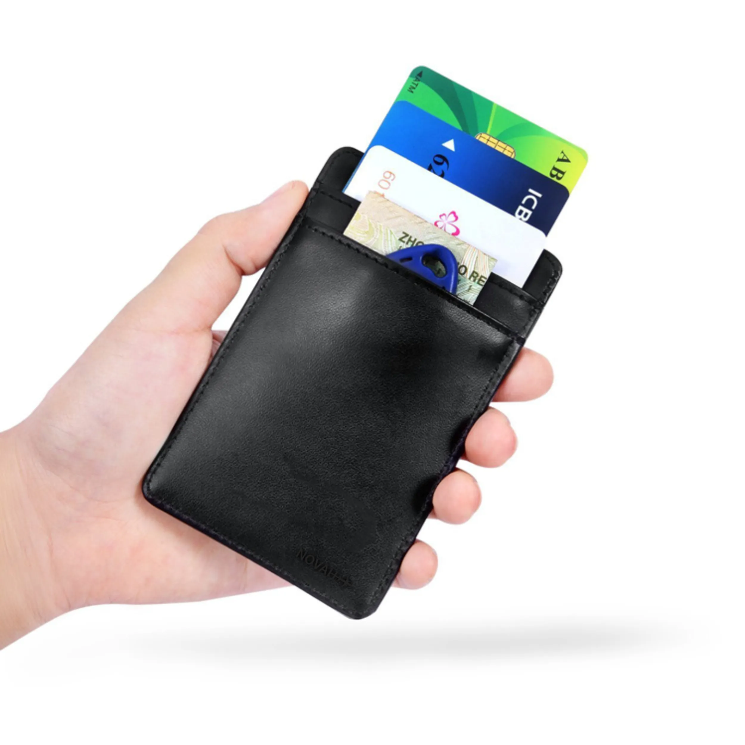 ID Badge Holder PU Leather