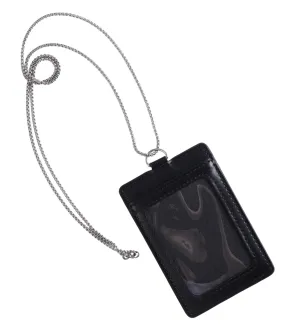 ID Badge Holder PU Leather