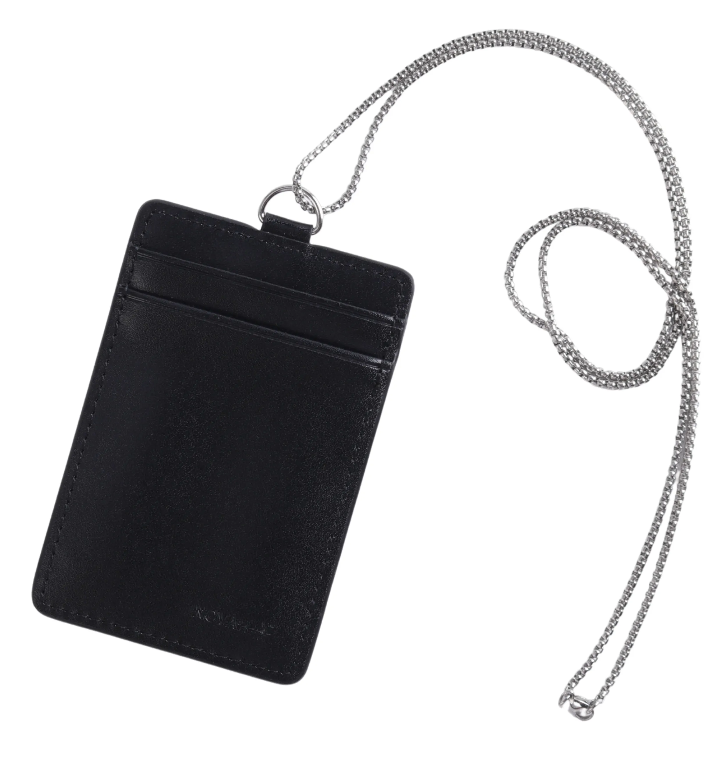 ID Badge Holder PU Leather