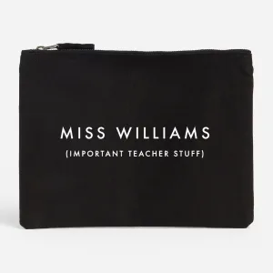 Important Teacher Stuff Pouch