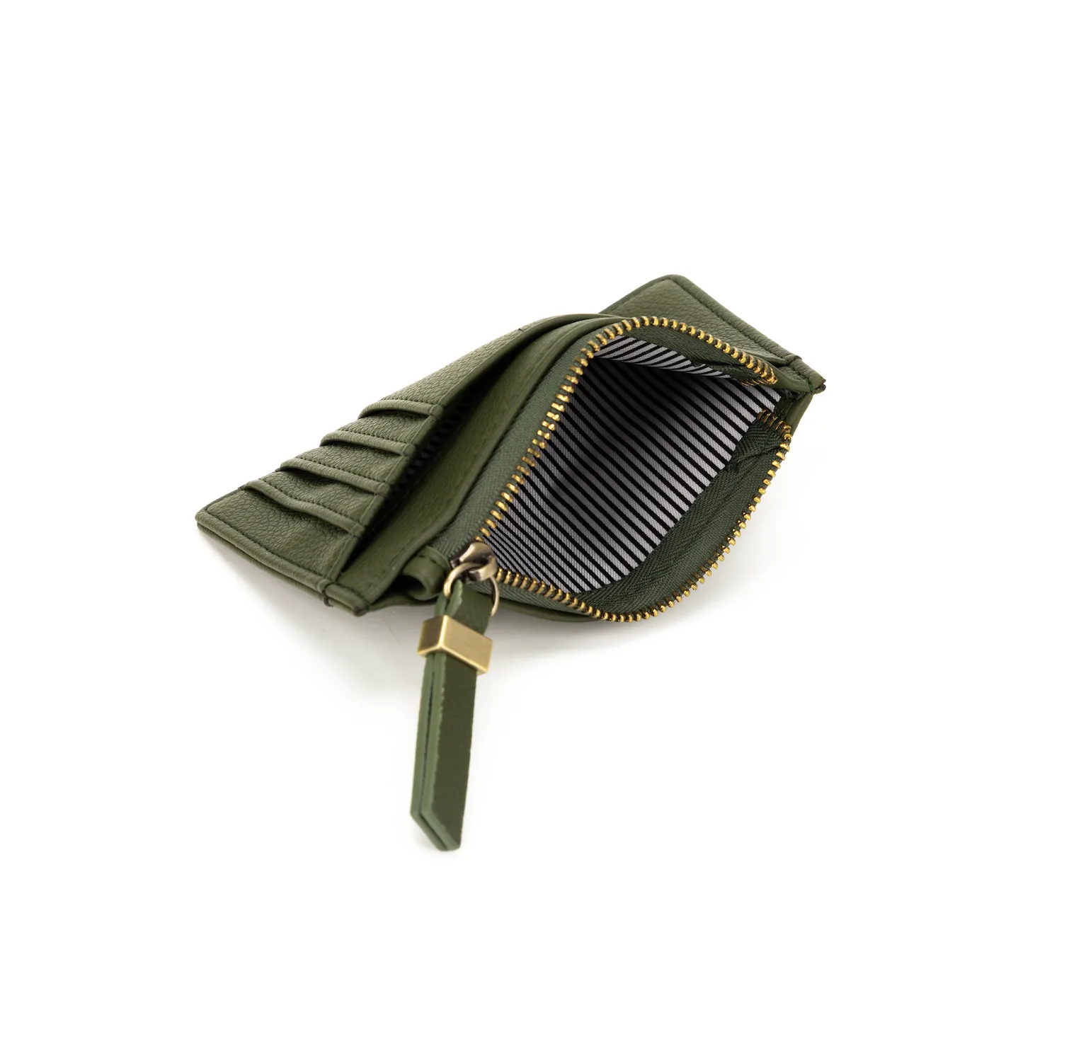 Ines - Dark Olive - Card/Coin Purse