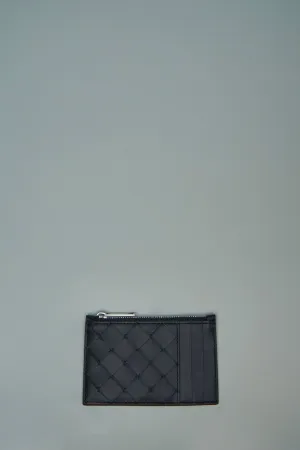 Intrecciato Zipped Card Case