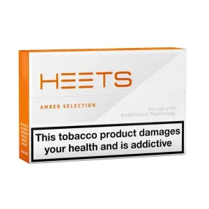 IQOS HEETS AMBER LABEL