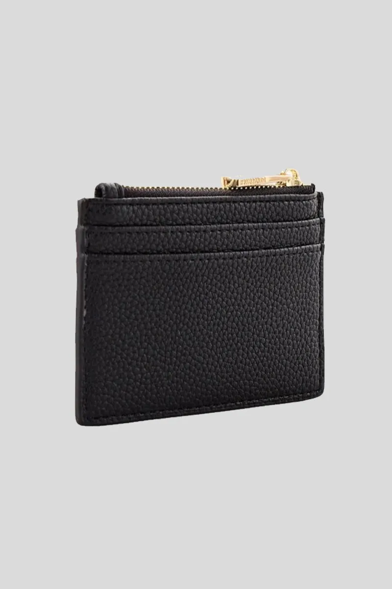 Iris Card Holder Stampa Cervo - Black