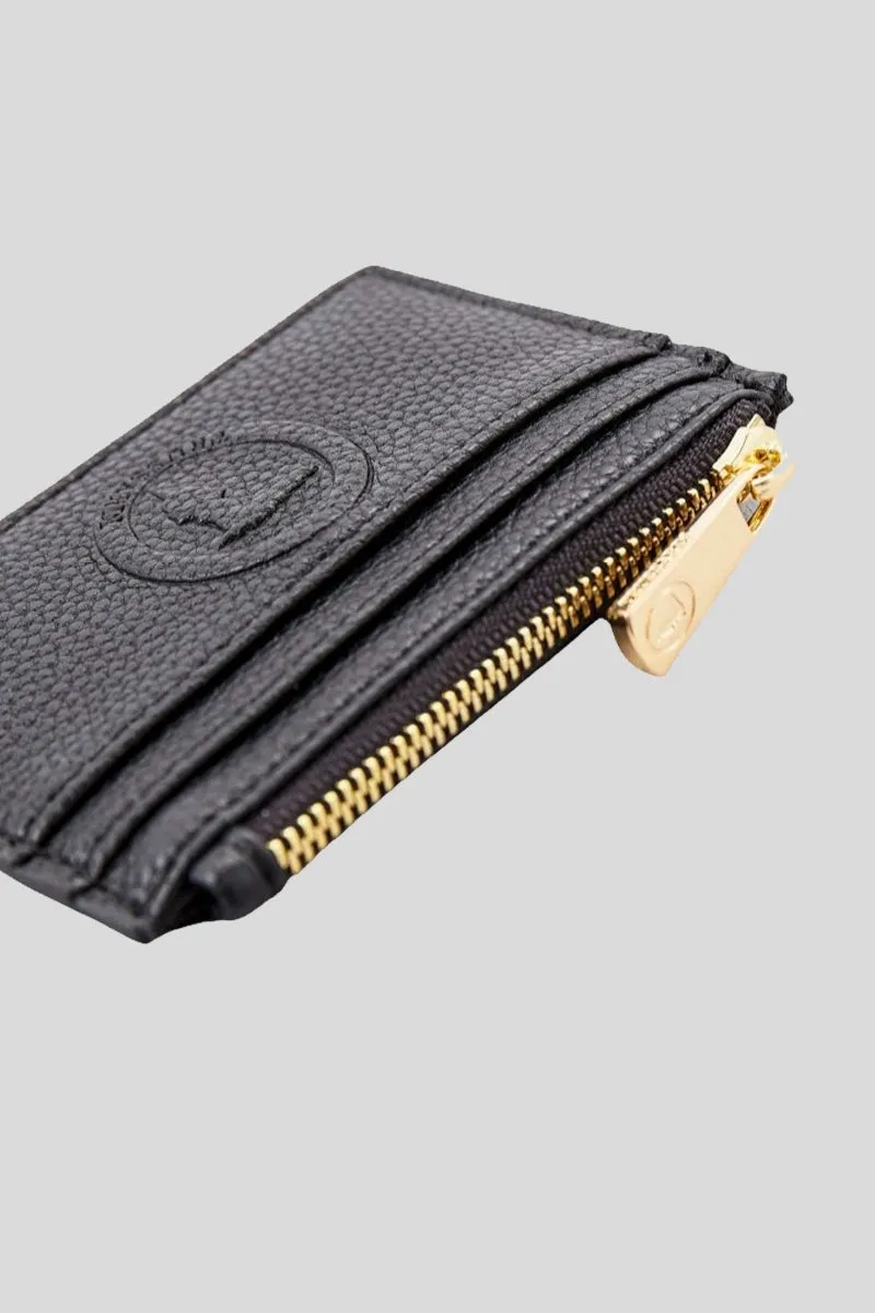 Iris Card Holder Stampa Cervo - Black