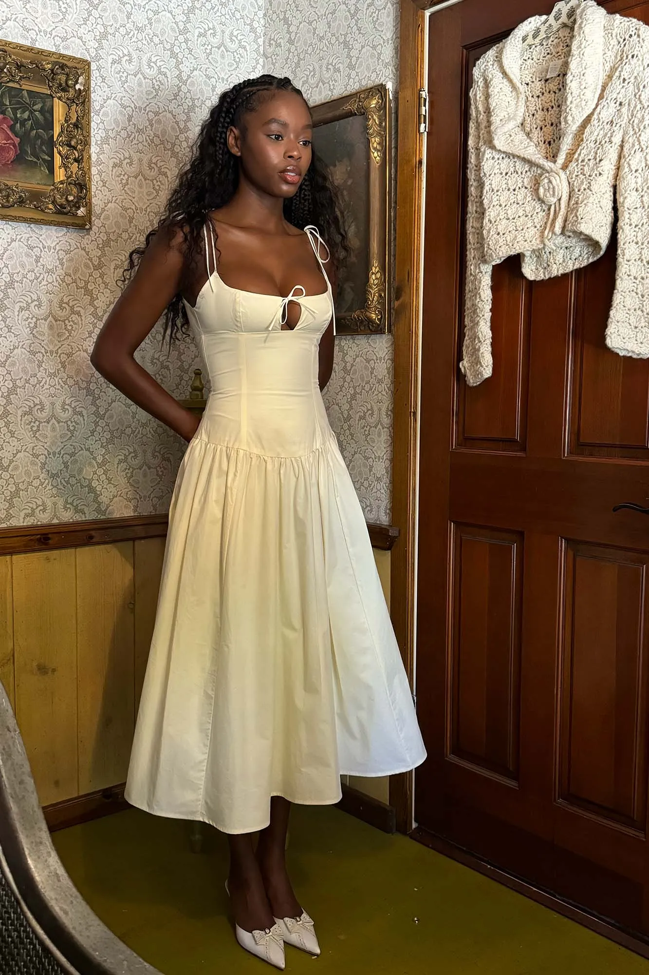 ISABELLA DRESS - IVORY