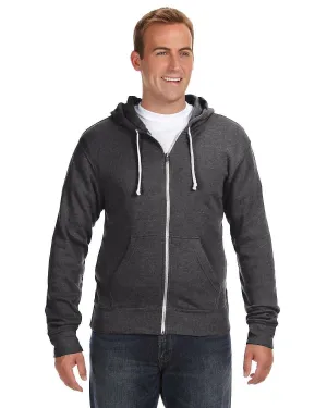 J America Triblend Full-Zip Fleece Hoodie