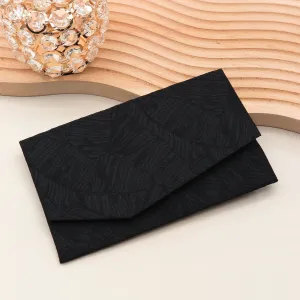 Japanese Magnetic Pouch - Leaf , Black tones | 10006-047