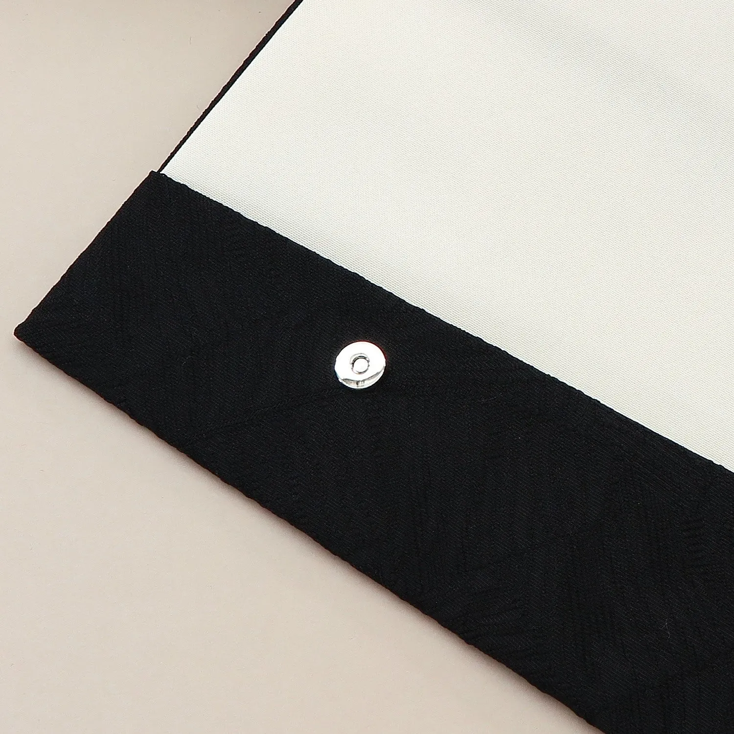 Japanese Magnetic Pouch - Leaf , Black tones | 10006-047
