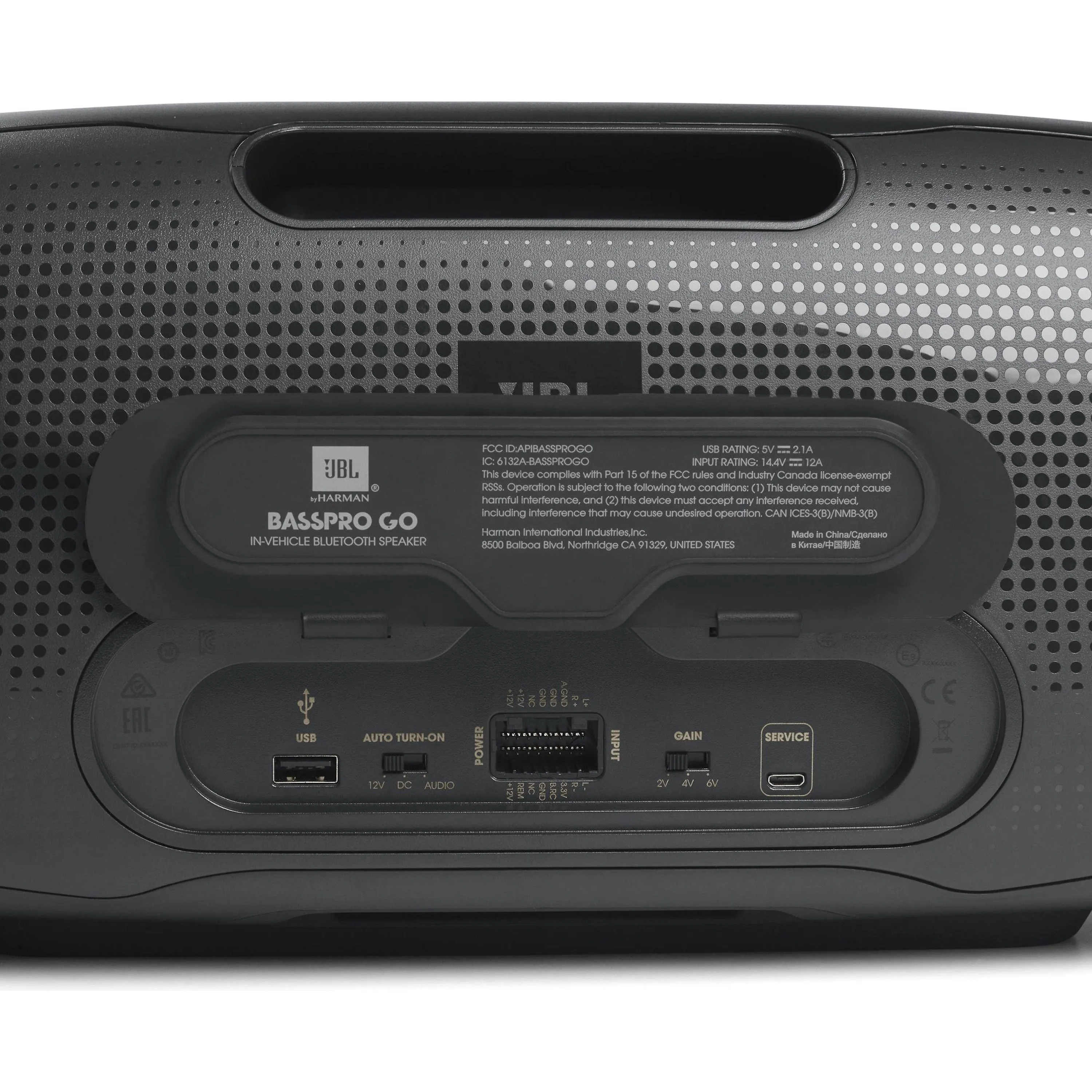 JBL Active Subwoofer BASSPRO GO 4.5" Full Range Portable Bluetooth Speaker 100W RMS