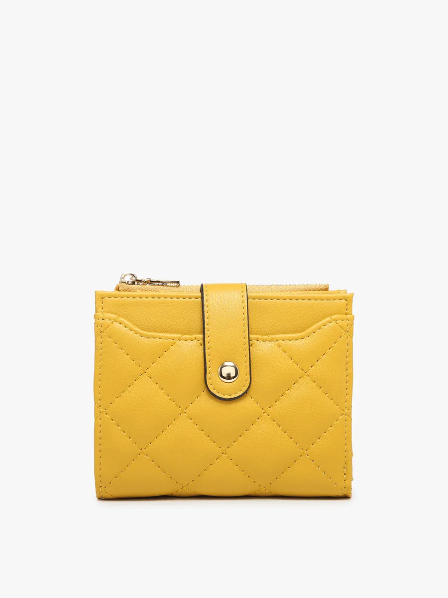 Jen & Co. - WL2228 Melody Quilted Zip Top Wallet