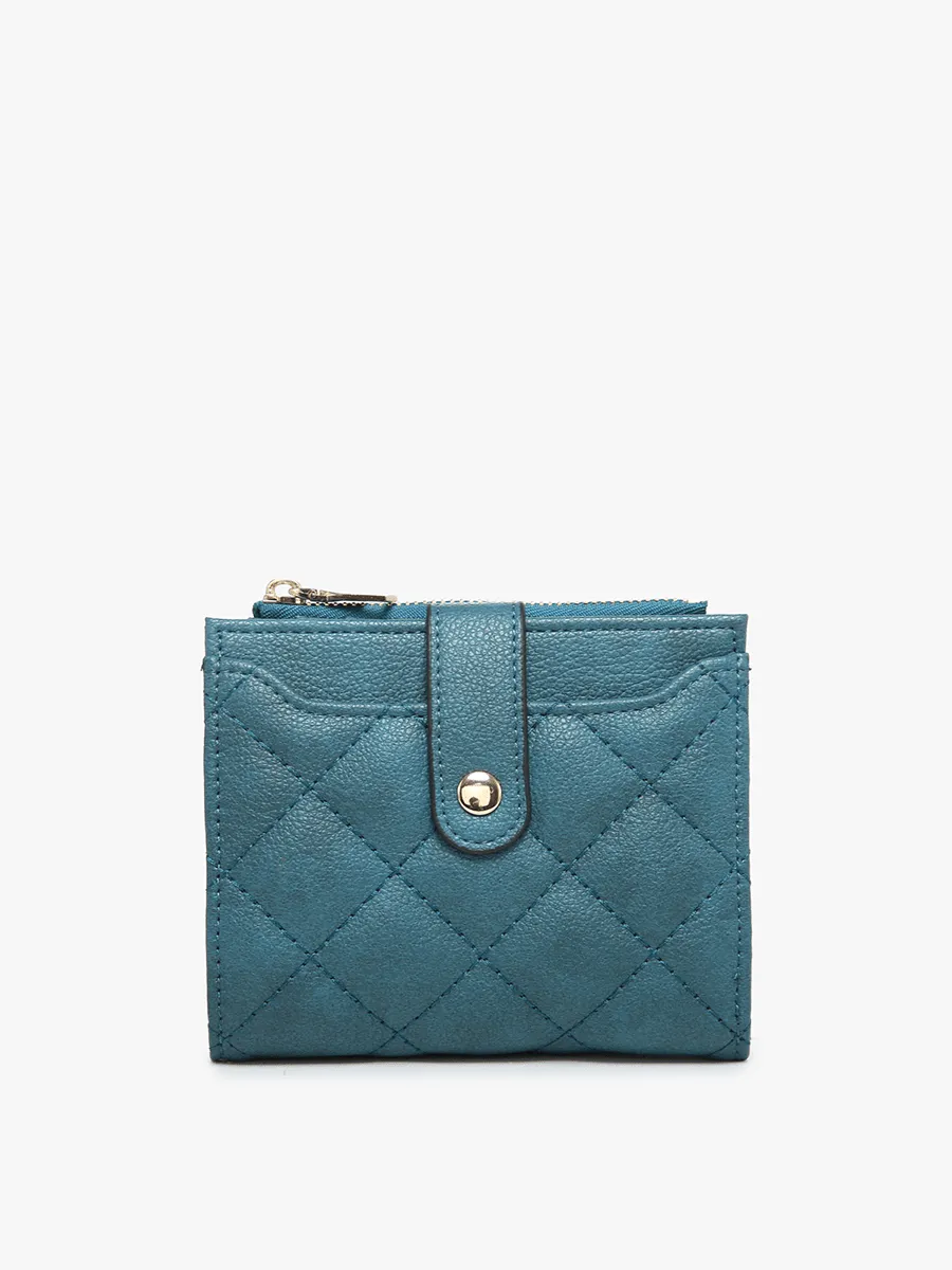Jen & Co. - WL2228 Melody Quilted Zip Top Wallet