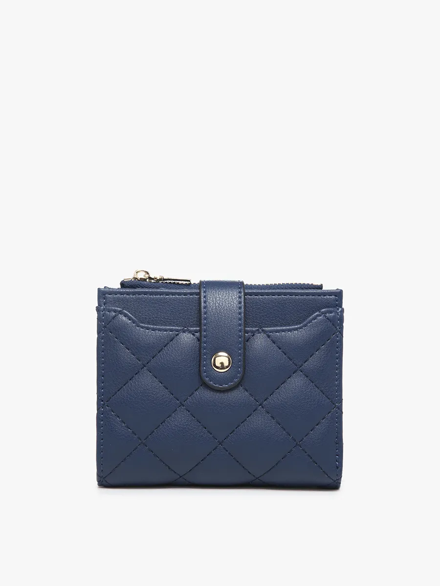 Jen & Co. - WL2228 Melody Quilted Zip Top Wallet