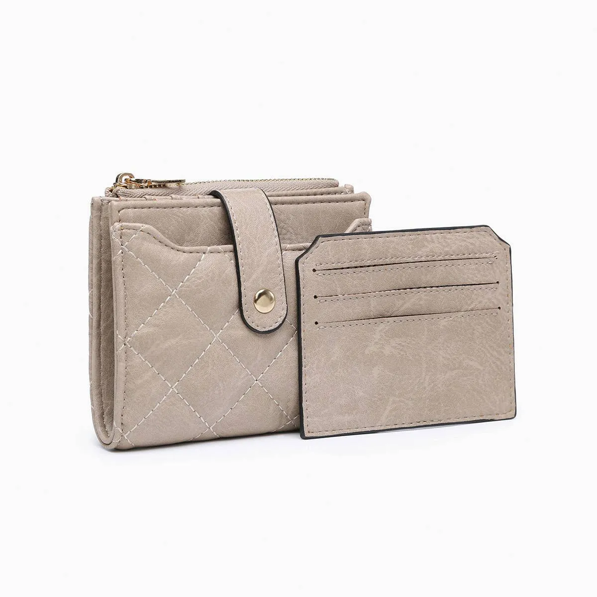Jen & Co. - WL2228 Melody Quilted Zip Top Wallet