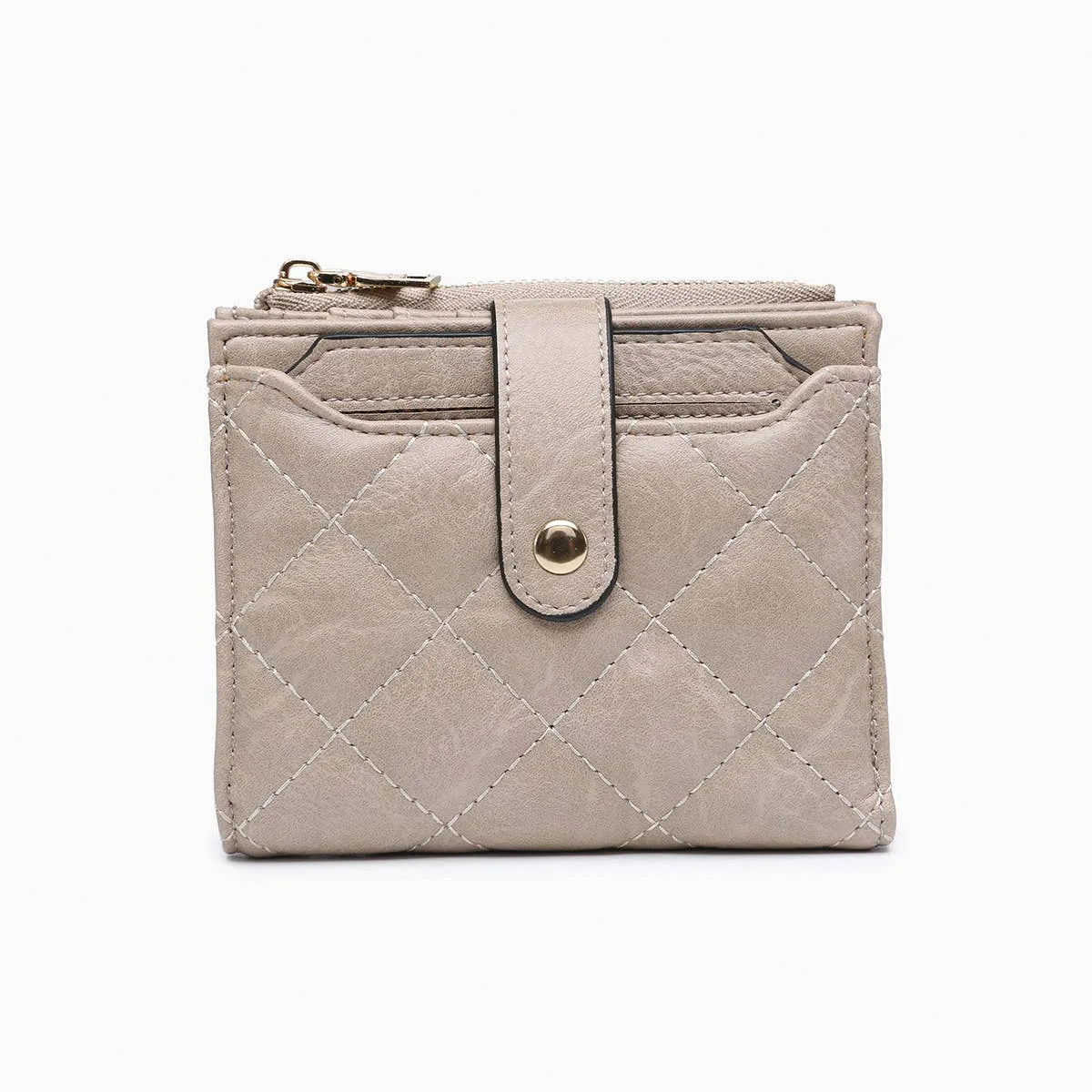 Jen & Co. - WL2228 Melody Quilted Zip Top Wallet