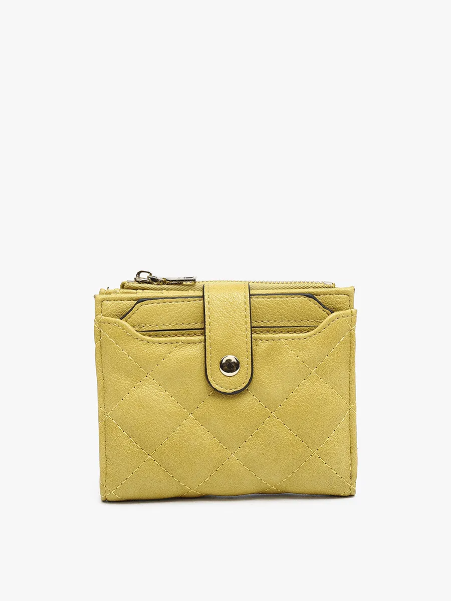 Jen & Co. - WL2228 Melody Quilted Zip Top Wallet