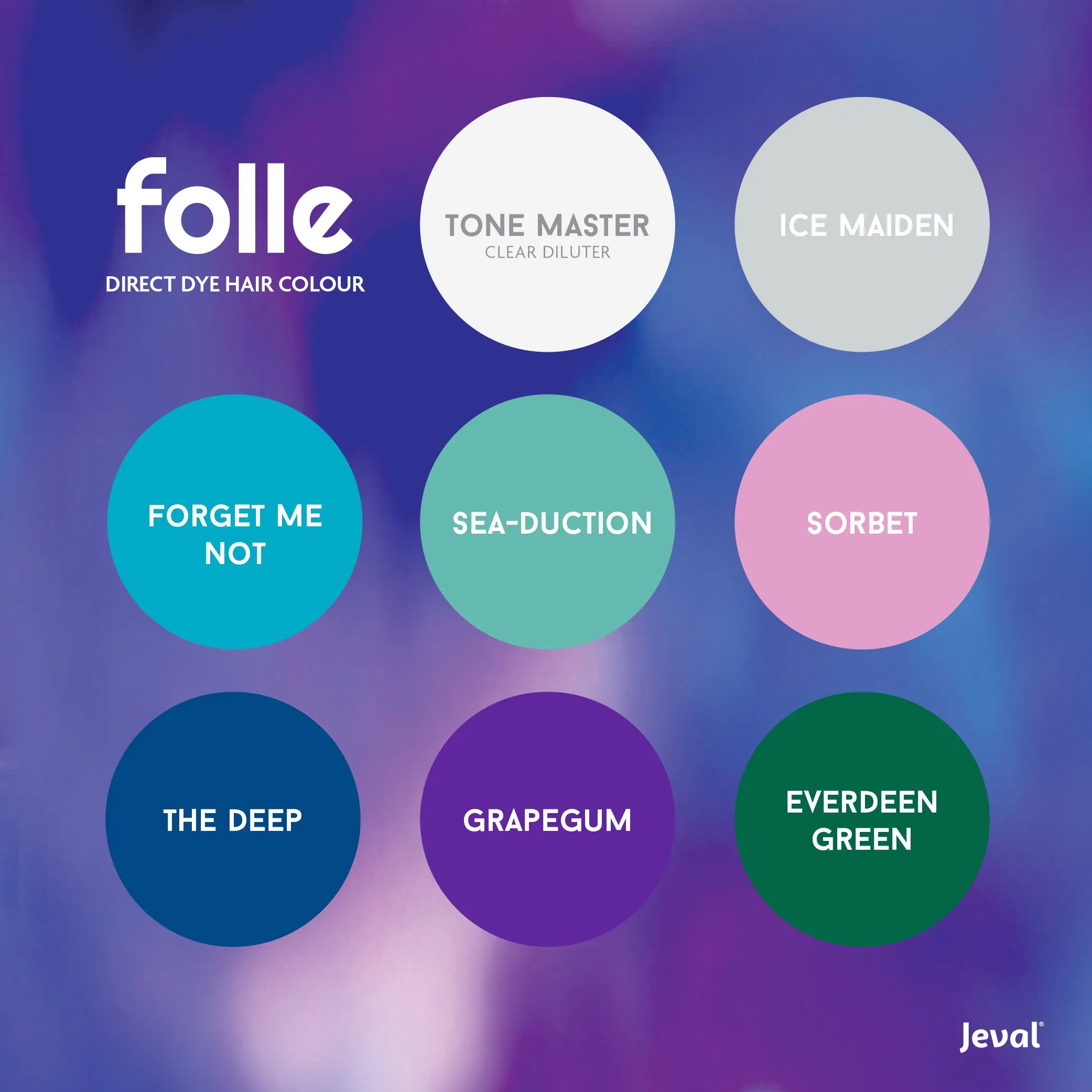 Jeval folle High Vis UV Hair Colour 170ml