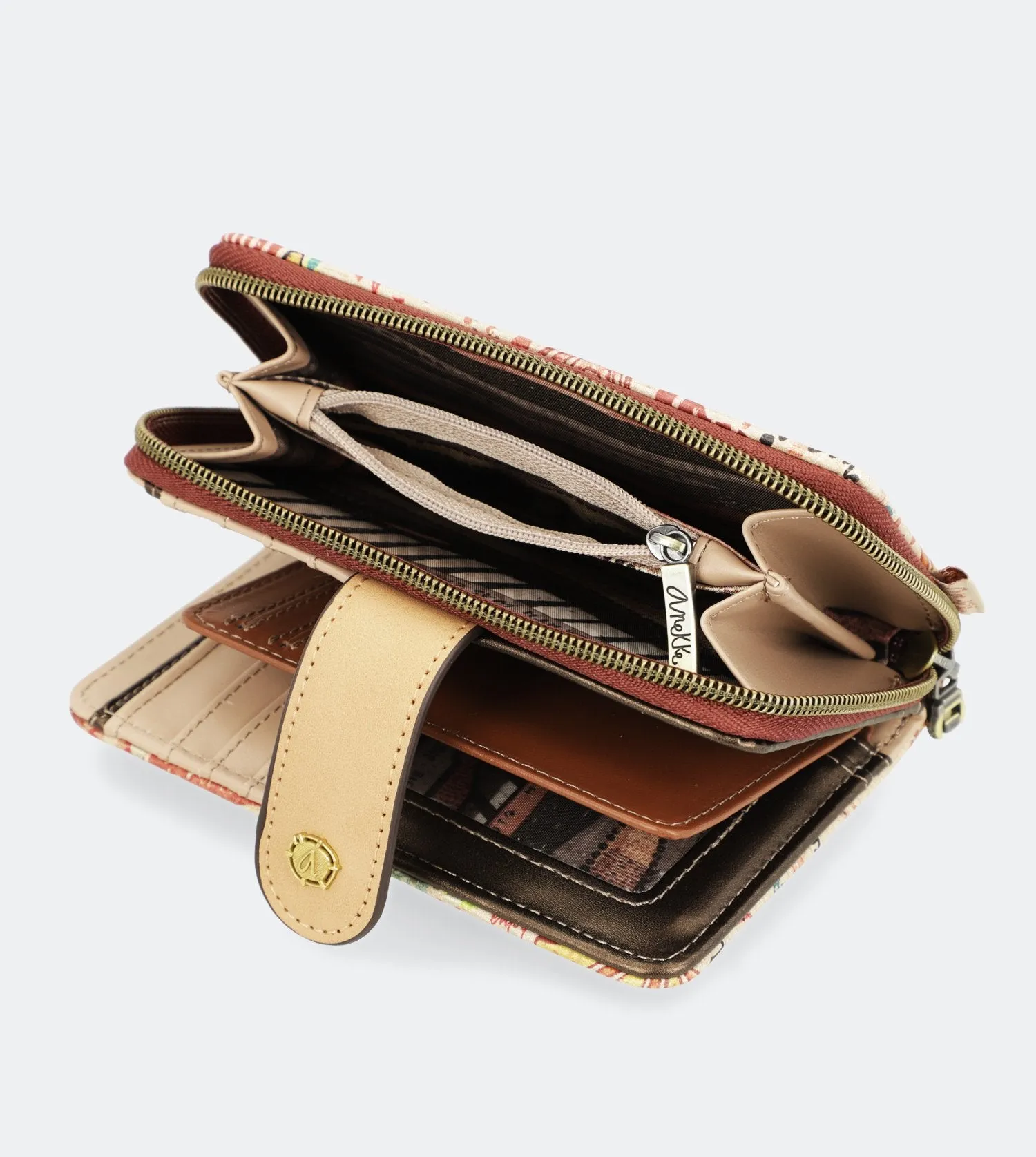 Kenya Wallet with a zip