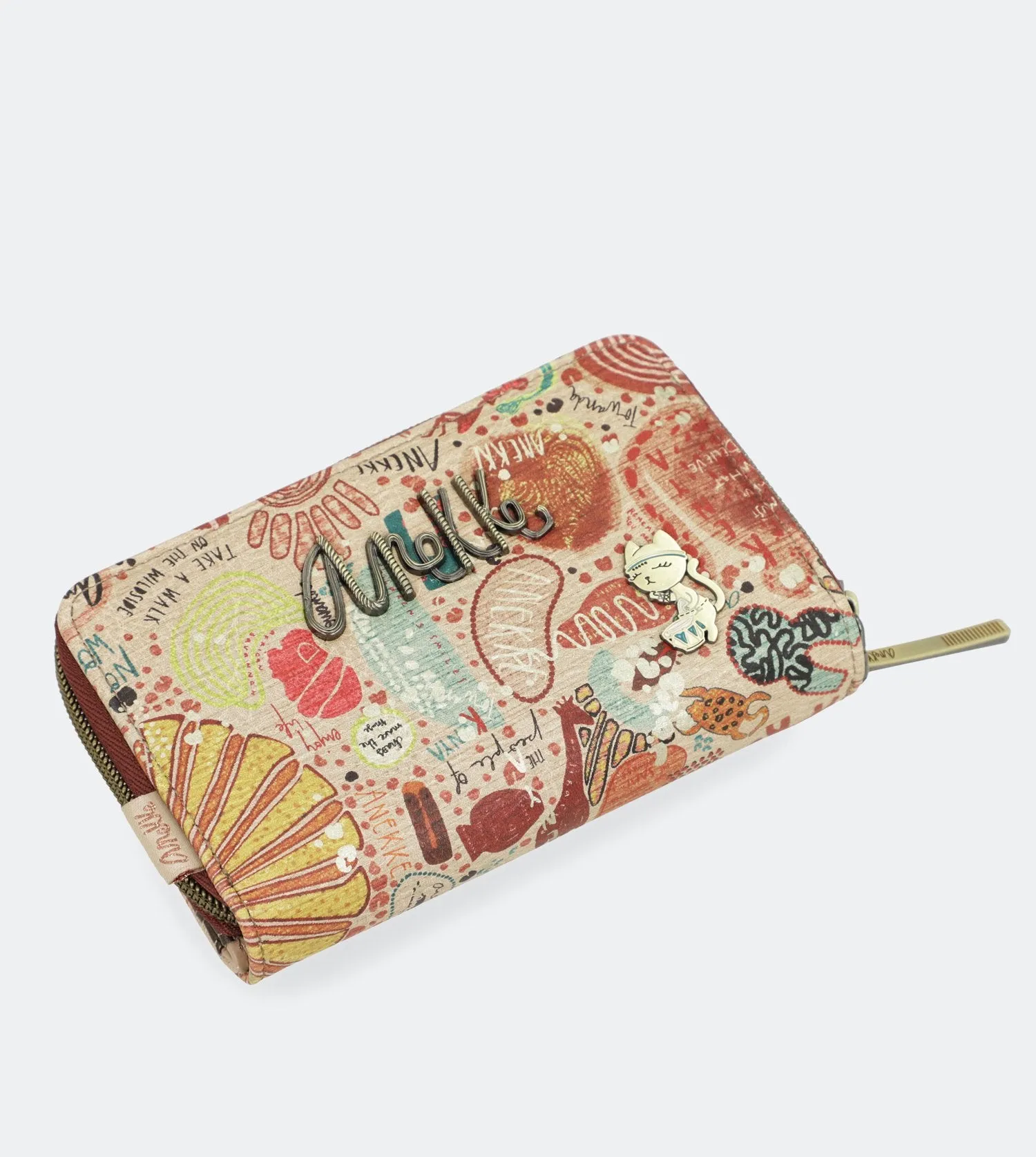 Kenya Wallet with a zip