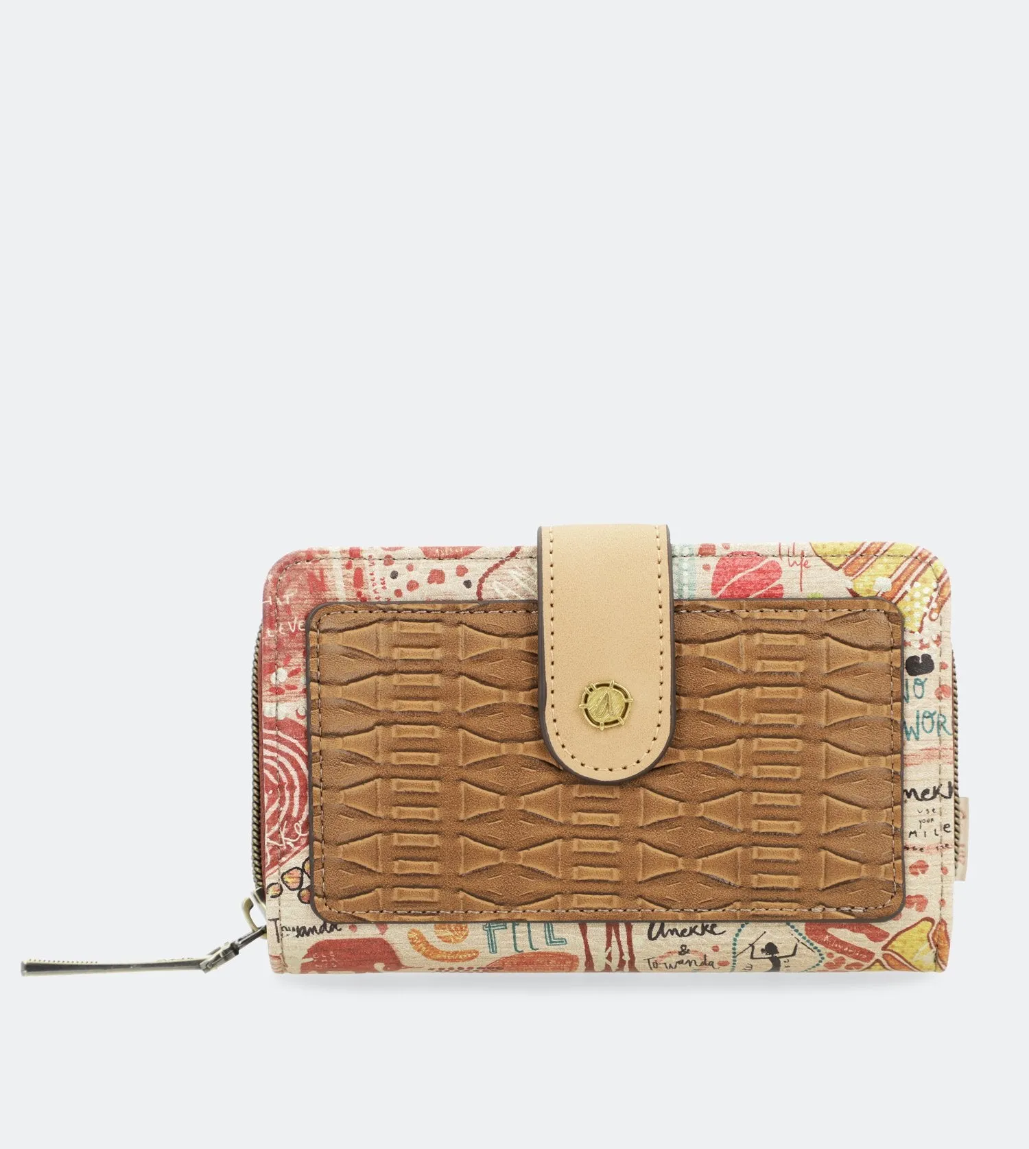 Kenya Wallet with a zip