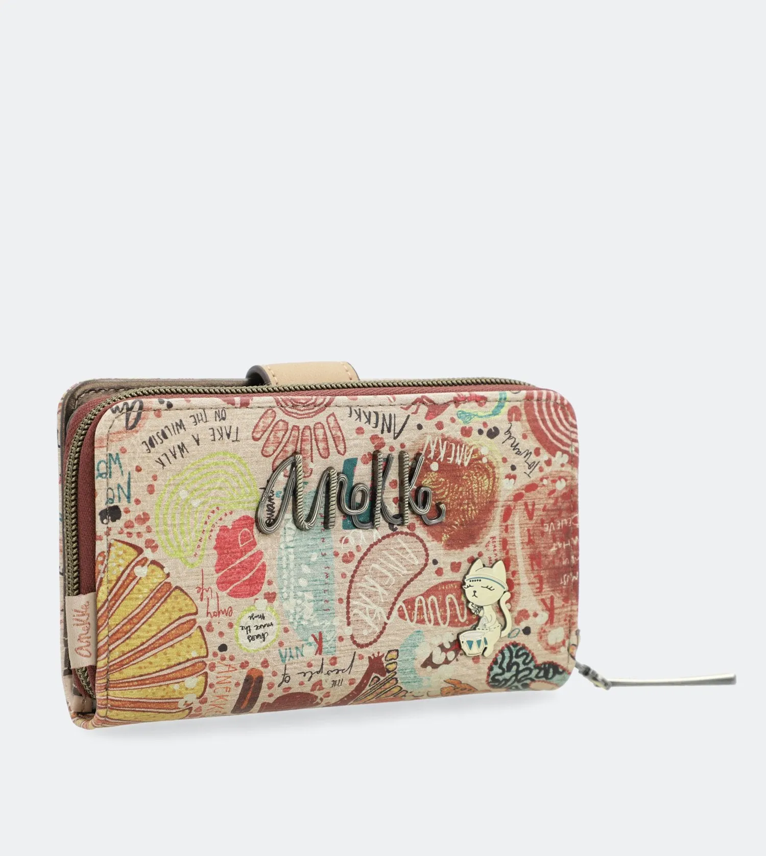 Kenya Wallet with a zip