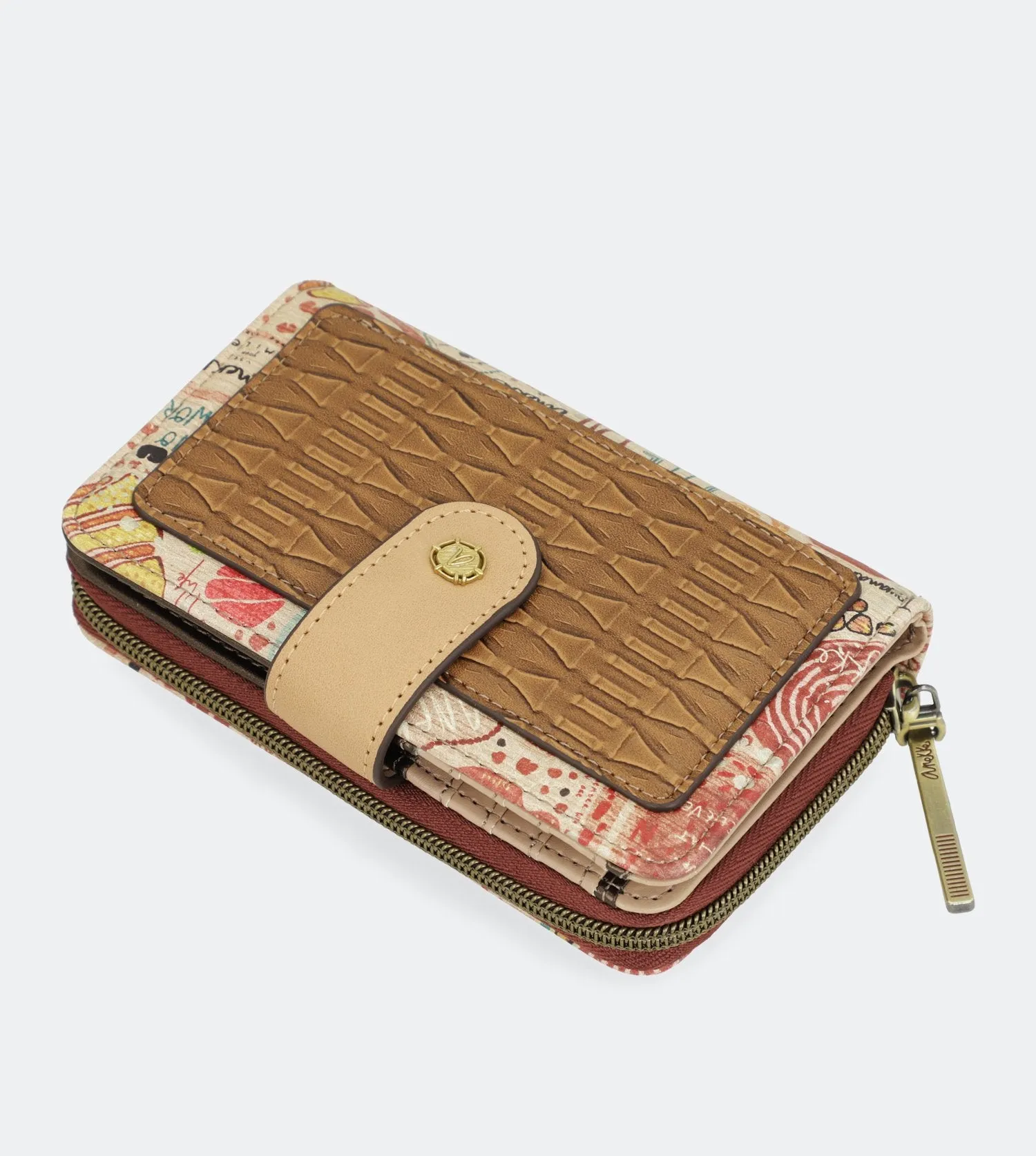 Kenya Wallet with a zip